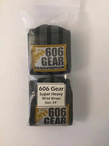 606 Gear Super Heavy Wrist Wraps Size: 24”
